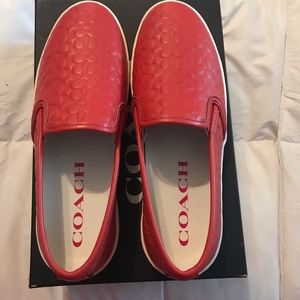 Coach slip ons